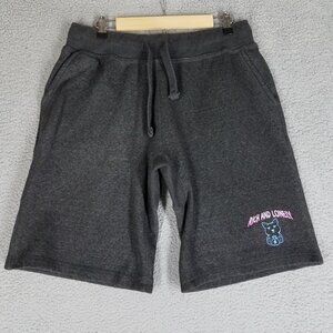 Rich And Lonely Sweat Shorts Adult XL Gray Pull On Casual Lounge Comfort Men's